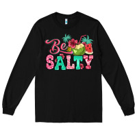 Black be salty summer Long Sleeve Tee - Jasminsmagicworld