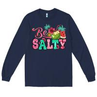 Navy be salty summer Long Sleeve Tee - Jasminsmagicworld