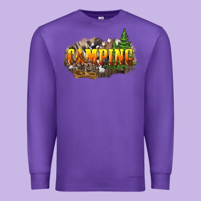 Camping Premium Sweatshirt Designed By Nancycooperartshop