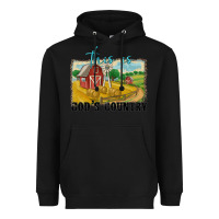 Black this is god's country Heavyweight Hoodie - MaliasSmallBusiness
