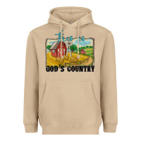 Mushroom this is god's country Heavyweight Hoodie - MaliasSmallBusiness