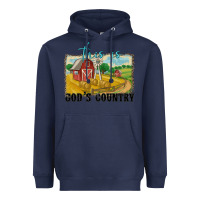 Navy this is god's country Heavyweight Hoodie - MaliasSmallBusiness