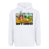White this is god's country Heavyweight Hoodie - MaliasSmallBusiness