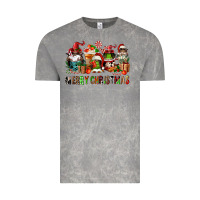 Cloud Rock merry christmas coffee afro gnomies Vintage Tee - FaDigitalArtStudio