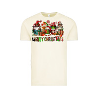 Vintage Arctic merry christmas coffee afro gnomies Vintage Tee - FaDigitalArtStudio