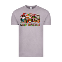 Vintage Zinc merry christmas coffee afro gnomies Vintage Tee - FaDigitalArtStudio