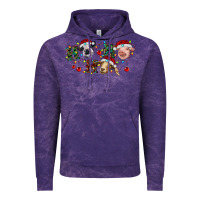Cloud Purple hohoho farm animals Vintage Hoodie - RanaPortraitStore