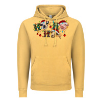 Vintage Mustard hohoho farm animals Vintage Hoodie - RanaPortraitStore