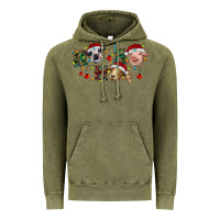 Vintage Olive hohoho farm animals Vintage Hoodie - RanaPortraitStore