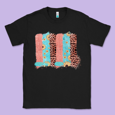 Sunflower Leopard Jute Pattern Brushstrokes Classic Tee Designed By Bettercallsaul