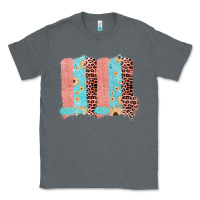 Charcoal Heather Sunflower Leopard Jute Pattern Brushstrokes Classic Tee - Bettercallsaul
