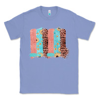 Colony Blue Sunflower Leopard Jute Pattern Brushstrokes Classic Tee - Bettercallsaul