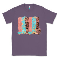 Lavender Sunflower Leopard Jute Pattern Brushstrokes Classic Tee - Bettercallsaul