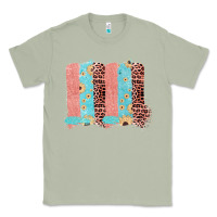 Matcha Sunflower Leopard Jute Pattern Brushstrokes Classic Tee - Bettercallsaul