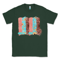 Sports Green Sunflower Leopard Jute Pattern Brushstrokes Classic Tee - Bettercallsaul