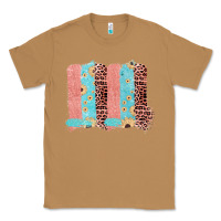 Toasted Coconut Sunflower Leopard Jute Pattern Brushstrokes Classic Tee - Bettercallsaul