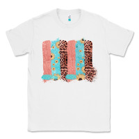 White Sunflower Leopard Jute Pattern Brushstrokes Classic Tee - Bettercallsaul