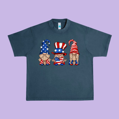 Usa Gnome Urban Heavy Tee Designed By Hra Design Shop