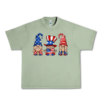 Oil Green usa gnome Urban Heavy Tee - HRA Design Shop