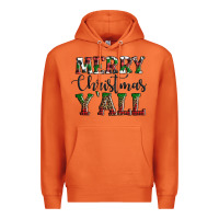 Carrot merry christmas y'all Premium Hoodie - AdoDesignShop
