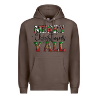 Coffee merry christmas y'all Premium Hoodie - AdoDesignShop