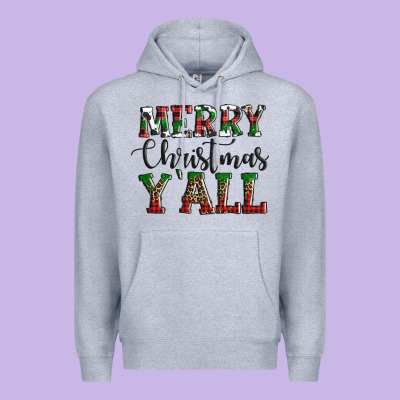 Merry Christmas Y'all Premium Hoodie Designed By Adodesignshop