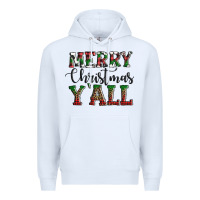 White merry christmas y'all Premium Hoodie - AdoDesignShop