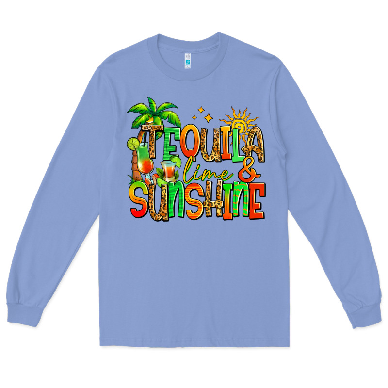 Tequila Lime And Sunshine Summer Long Sleeve Tee by Jasminsmagicworld | Teevron