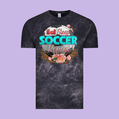 Eat Sleep Soccer Repeat Vintage Tee Designed By Hra Design Shop