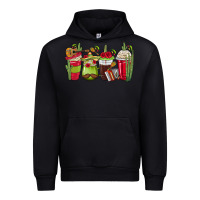 Black Mexico Coffee Cups Urban Hoodie - texasbilliewilder
