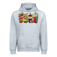 Heather Grey Mexico Coffee Cups Urban Hoodie - texasbilliewilder