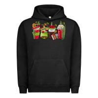 Pigment Black Mexico Coffee Cups Urban Hoodie - texasbilliewilder