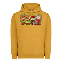 Pigment Peanut Butter Mexico Coffee Cups Urban Hoodie - texasbilliewilder