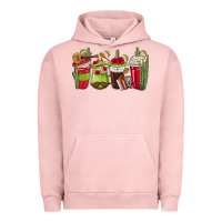 Pigment Salmon Mexico Coffee Cups Urban Hoodie - texasbilliewilder