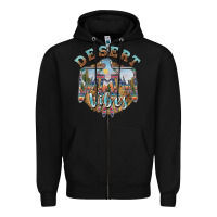 Black desert vibes thunderbird Zipper Hoodie - BarkalooDesign