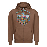 Chestnut desert vibes thunderbird Zipper Hoodie - BarkalooDesign