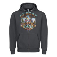 Smoke desert vibes thunderbird Zipper Hoodie - BarkalooDesign
