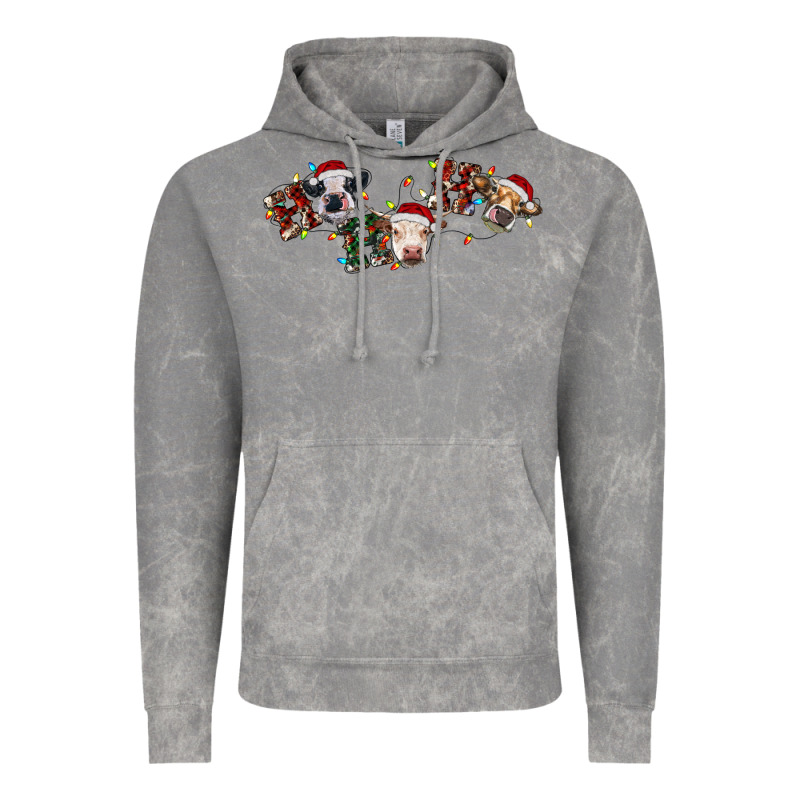 Hohoho Christmas Cows Vintage Hoodie by RanaPortraitStore | Teevron