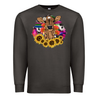 Smoke baby cow flower Premium Sweatshirt - NancyCooperArtShop