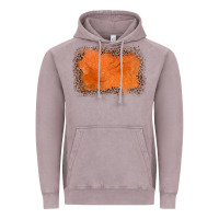 Vintage Zinc gemstone orange leopard background Vintage Hoodie - JahusDesignShop