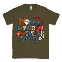 Army Green hey batter batter swing Classic Tee - AdoDesignShop