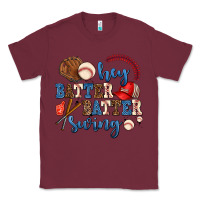 Burgundy hey batter batter swing Classic Tee - AdoDesignShop