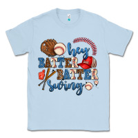 Dusty Blue hey batter batter swing Classic Tee - AdoDesignShop