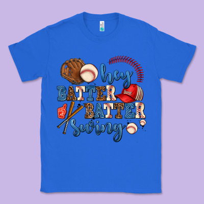 Hey Batter Batter Swing Classic Tee Designed By Adodesignshop