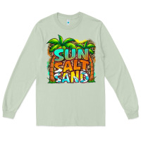 Matcha sun salt sand summer Long Sleeve Tee - Jasminsmagicworld