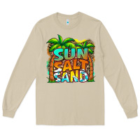 Mushroom sun salt sand summer Long Sleeve Tee - Jasminsmagicworld