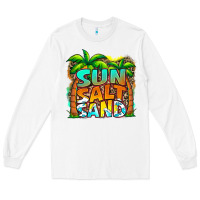 White sun salt sand summer Long Sleeve Tee - Jasminsmagicworld