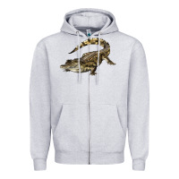 Crocodile Zipper Hoodie | Teevron