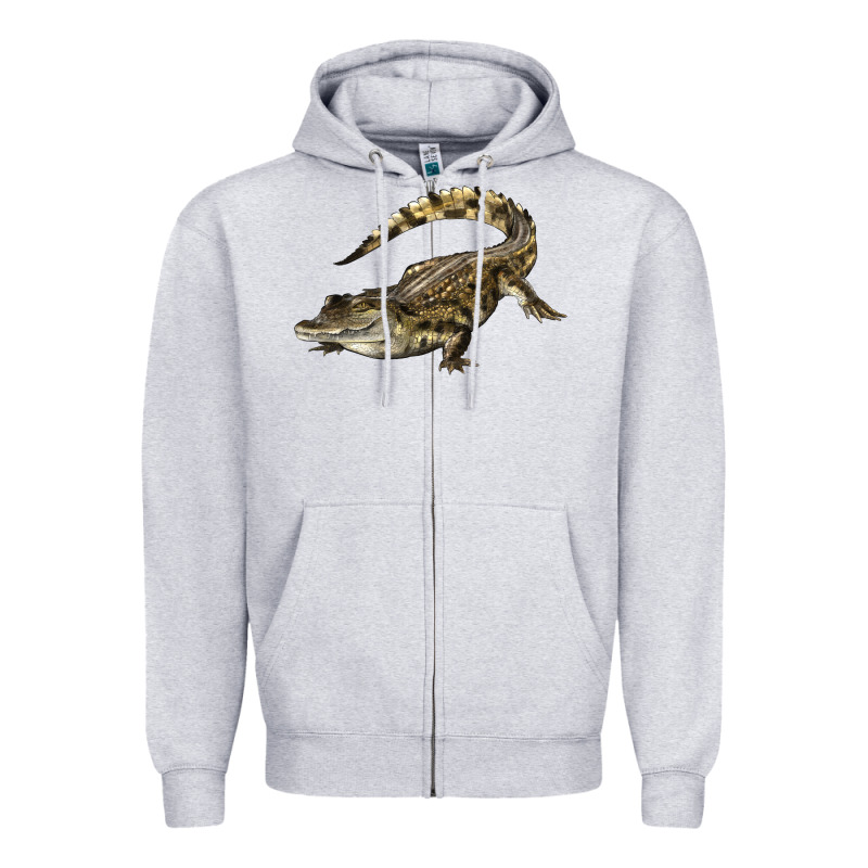 Crocodile Zipper Hoodie by LillyAllenDesigns | Teevron