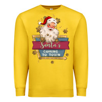 Lemon santa's coming to town Premium Sweatshirt - MaliasSmallBusiness